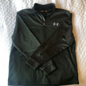 Men’s Under Armor 1/4 zip Size XL Forest Green